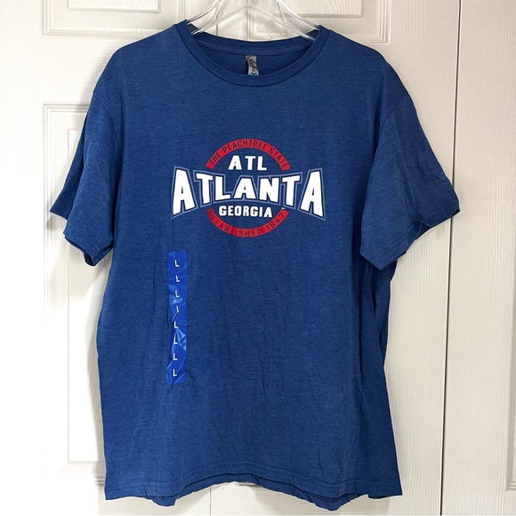 NWOT Men’s Atlanta Georgia Graphic Short-Sleeve T-Shirt - Picture 1 of 8